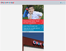 Tablet Screenshot of onceuponachildchesapeake.com
